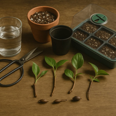 image de bouturage matériel necessaire